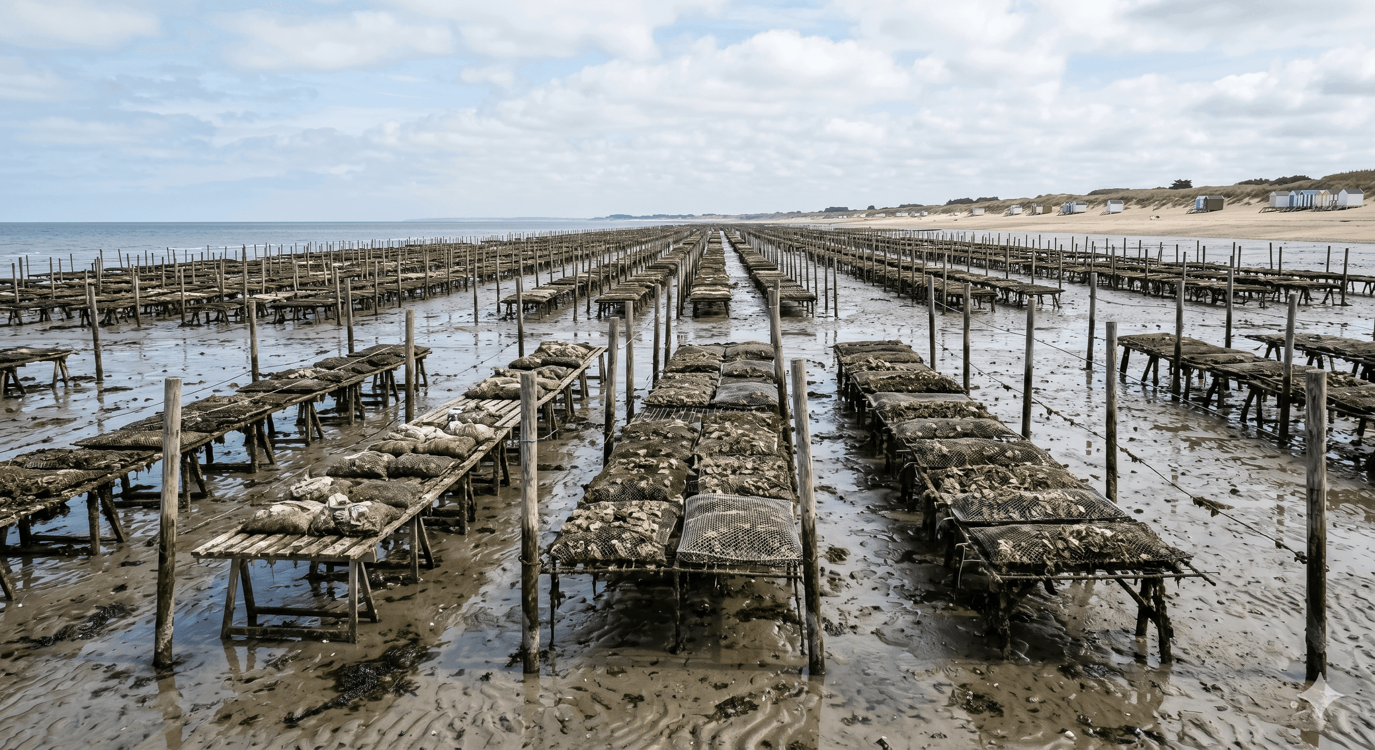 Parcs à huîtres de Gouville-sur-Mer