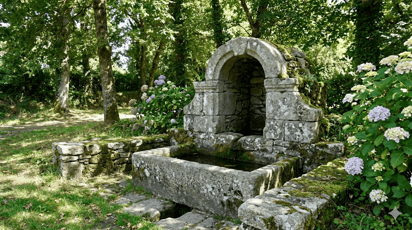 Fontaine Saint-Eloi Merlevenez